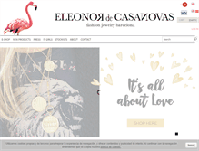 Tablet Screenshot of eleonordecasanovas.com